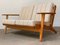 Mid-Century Danish Two-Seater Sofa in Oak by Hans J. Wegner for Getama 2