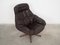 Danish Leather Swivel Armchair by H.W. Klein, 1960s, Image 7