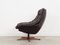 Danish Leather Swivel Armchair by H.W. Klein, 1960s 3