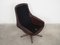 Danish Leather Swivel Armchair by H.W. Klein, 1960s 8