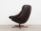 Danish Leather Swivel Armchair by H.W. Klein, 1960s, Image 4