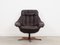 Danish Leather Swivel Armchair by H.W. Klein, 1960s 2