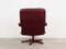 Danish Leather Swivel Armchair, 1970s, Image 5