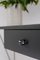 Large Black Desk with Natural Linoleum Drawer from &New, Image 3