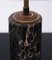Lámpara de mesa belga de mármol negro, años 60, Imagen 8