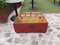 Antique Trunk in Painted Fir Wood with Bombed Slatted Cover and Original Hardware, Image 17