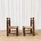 Chairs in Oak and Straw by Charles Dudouyt, 1940, Set of 2, Image 5