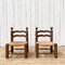 Chairs in Oak and Straw by Charles Dudouyt, 1940, Set of 2 2
