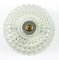 Large Mid-Century German Bubble Glass Flush Mount Ceiling Lamp or Sconce by Helena Tynell for Limburg, 1960s, Image 6