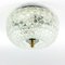 Large Mid-Century German Bubble Glass Flush Mount Ceiling Lamp or Sconce by Helena Tynell for Limburg, 1960s, Image 4
