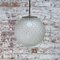 Mid-Century Clear Glass & Brass Top Pendant Lights 6