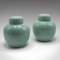 Antique Chinese Decorative Spice Jars, Set of 2 1