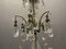 Italian Silver Crystal Chandelier, 1940s 8