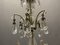Lámpara de araña italiana antigua de cristal, años 40, Imagen 8