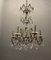 Italian Silver Crystal Chandelier, 1940s, Image 10