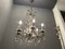 Italian Silver Crystal Chandelier, 1940s 3