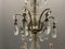 Lámpara de araña italiana antigua de cristal, años 40, Imagen 16