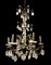 Italian Silver Crystal Chandelier, 1940s, Image 6