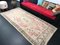 Anatolian Grey and Red Oushak Faded Rug 3