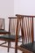Amerikanische Vintage Vintage Stühle aus Leder & Holz, 4er Set 6