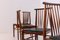 Amerikanische Vintage Vintage Stühle aus Leder & Holz, 4er Set 3