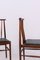 Amerikanische Vintage Vintage Stühle aus Leder & Holz, 4er Set 9
