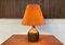 Lámpara de mesa Studio danesa de cerámica, años 60, Imagen 2