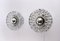 Murano Glass and Chrome Wall Sconces, 1970s, Set of 2, Image 5