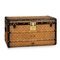 20th Century Woven Canvas Trunk from Louis Vuitton, Paris, 1900s 1