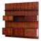 Danish Rio Wall Unit System in Rosewood by Kai Kristiansen for FM Furniture 1