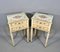 Mid-Century French Craquelure Bedside Cabinets, Set of 2 4