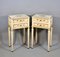 Mid-Century French Craquelure Bedside Cabinets, Set of 2 1