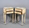 Mid-Century French Craquelure Bedside Cabinets, Set of 2 7