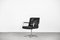 Vintage German Modern Black Leather Delta 2000 Office Chair from Wilkhahn, 1968 1