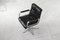 Vintage German Modern Black Leather Delta 2000 Office Chair from Wilkhahn, 1968 5