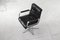 Vintage German Modern Black Leather Delta 2000 Office Chair from Wilkhahn, 1968, Image 5