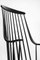 Rocking Chair Grandessa Vintage en Bois Noir par Lena Larsson pour Nesto, Suède, 1960s 11