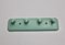 Mid-Century Plastic Green Wall Hook, Italy, 1950s 3