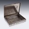 20th Century Royal Solid Silver & 18k Gold Cigar Box from Cartier, 1956 22