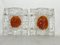 Large Mid-Century Modern Murano Glass Sconces from Mazzega, Set of 2 2