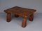 Mid-Century Brutalist Coffee Table in Solid Wood, Image 2