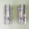 Italian Smoked & Clear Glass Sconces in Style of Veca, 1970s, Set of 2 1