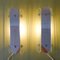 Vintage Italian Glass & Mirror Sconces in Style of Veca, 1970s, Set of 2 2