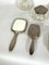 Italian Silver Plated and Blown Murano Glass Bathroom Set, 1940s, Set of 7, Image 5