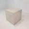 Italian Travertine Pedestal or Side Table, 1980s 1