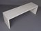 Minimalist Grey Lacquered Bench, 1960s 4