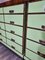 Modular Pharmacy Cupboard in Green Wood, Set of 2 18