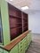 Credenza da farmacia modulare in legno verde, set di 2, Immagine 25