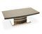 Italian High Gloss & Chrome Coffee Table with a Curved Grey Rectangular Top, 1970s, Image 1