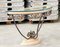 Console Table in Patinated Iron and Crystal 12